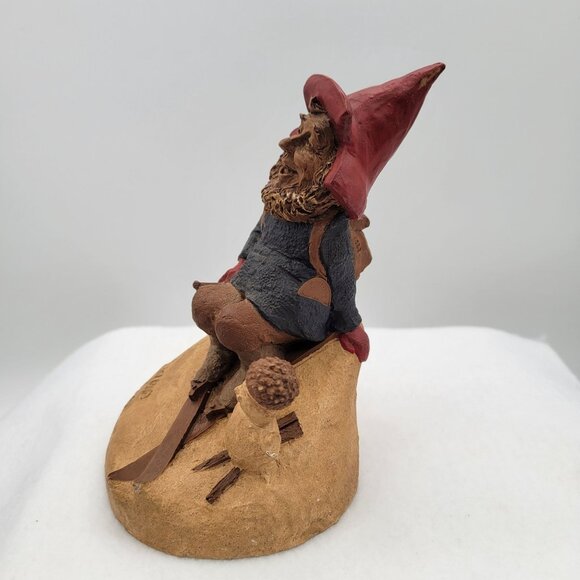Tom Clark Walt Gnome SKIBO Skiing Gnome Figurine 1987 Signed & Numbered #22 - Picture 5 of 10